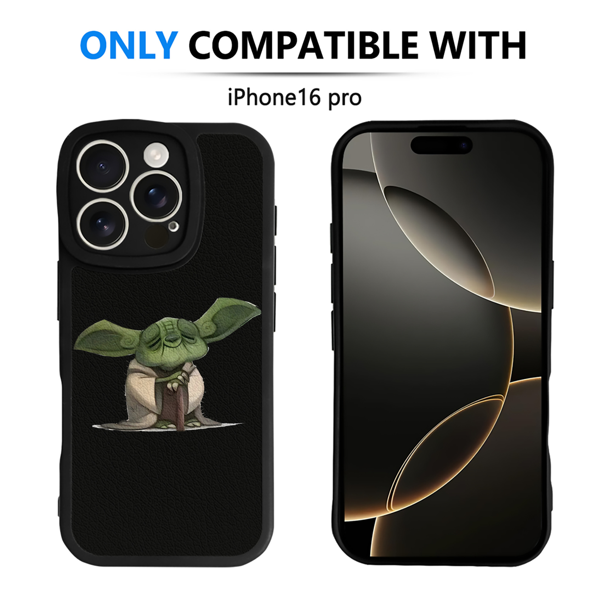 （画像用） スター・ウォーズ Star Wars 【iPhone 16シリーズ対応】シリコンスマホケース（レザー調） 材質：シリコン